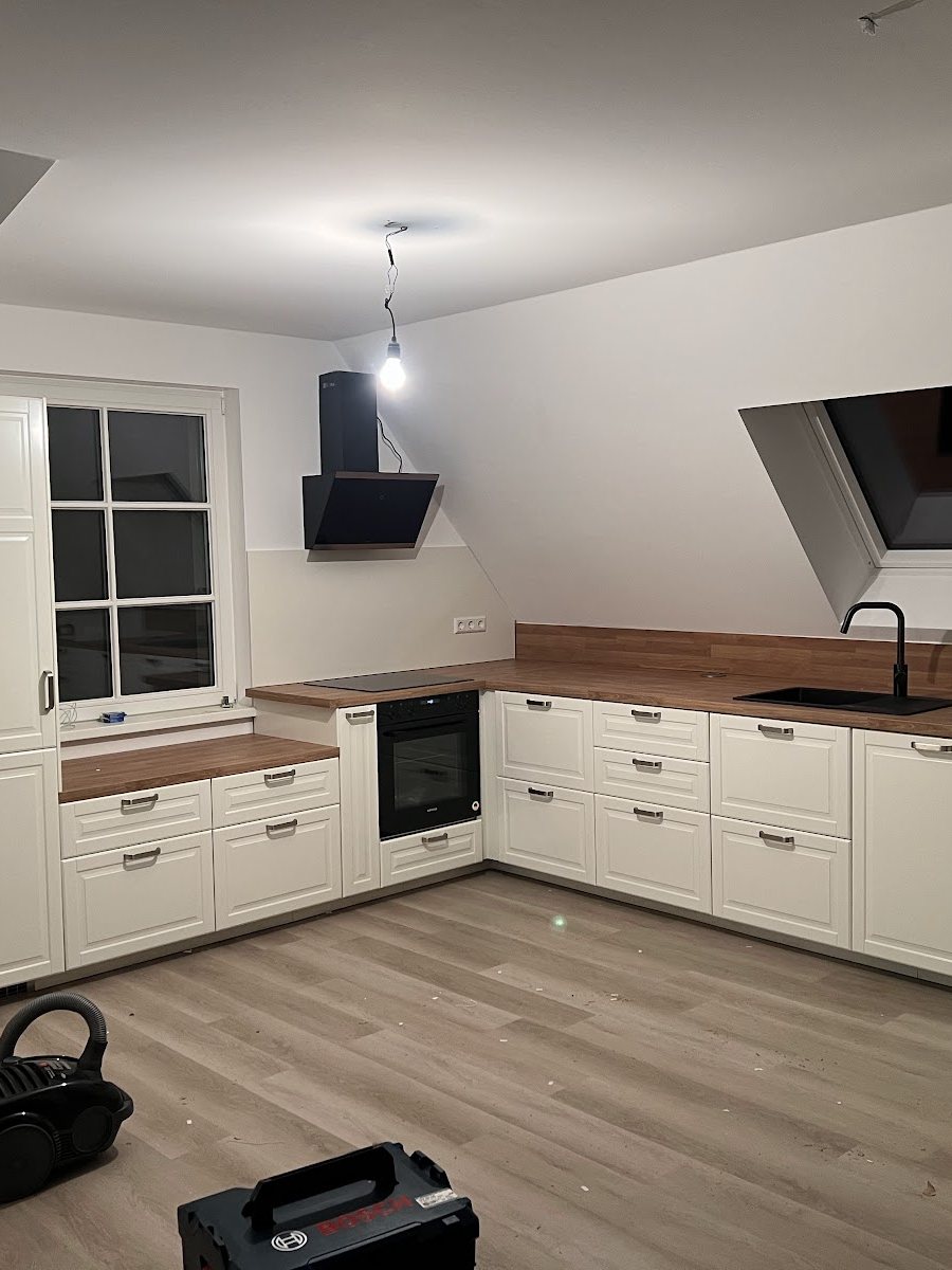 Fast fertig, noch einmal durchsaugen